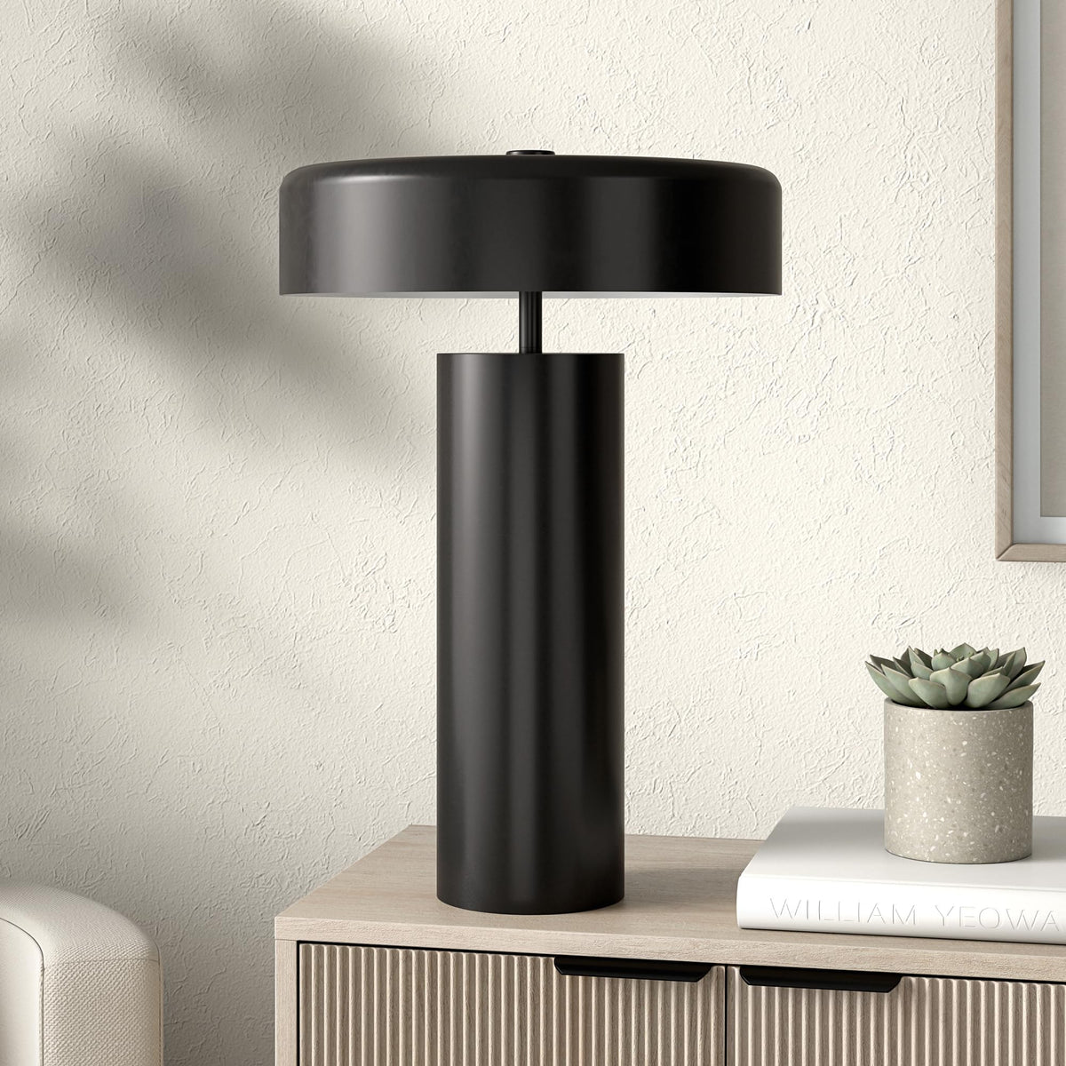 24" Modern 1 Light Table Lamp