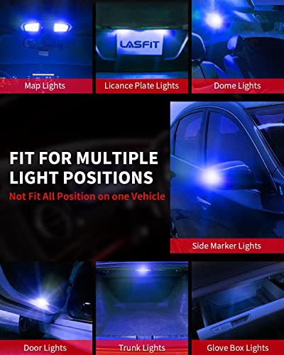 194 LED Bulb Blue 168 T10 192 2825 W5W LED Bulb (Blue / 194/192/168)