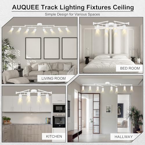 8 Light Track Lighting Fixtures Ceiling (8 light-white)