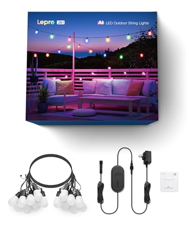 ZB1 AI Smart Outdoor String Lights (54 FT)