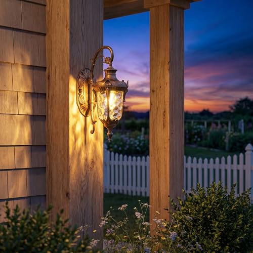 Rustic Wall Sconce Lighting (H16.1''x W9.4'')