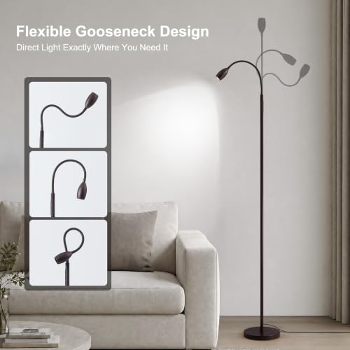 72" Reading Floor Lamp (Brown)