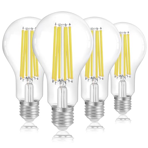 150W Eq Dimmable A23 LED (150w 5000k Daylight / 4 Count (Pack of 1))