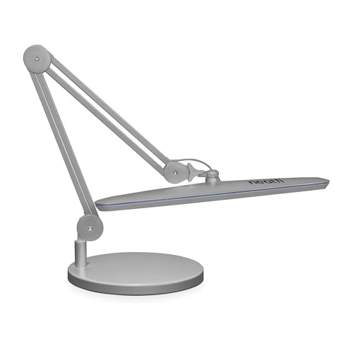 XL 24W LED Desk Lamp (Silver / Non-CCT with Base)