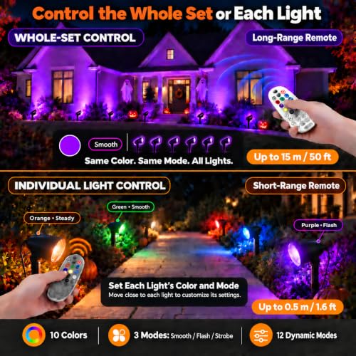 RGBW Low Voltage Landscape Lighting Kit