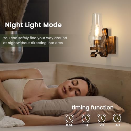 Battery Operated Wall Sconces (Retro Gold / Battery Operated)