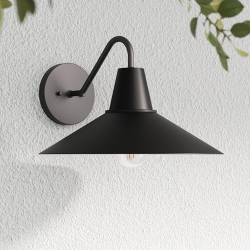 Zemi Mid Century Modern Indoor or Outdoor Decorative Wall Light (Zemi Black)