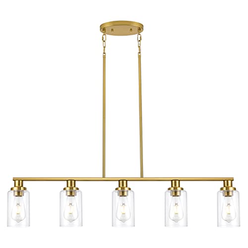 Kitchen Island Lighting (5-Light / Gold)