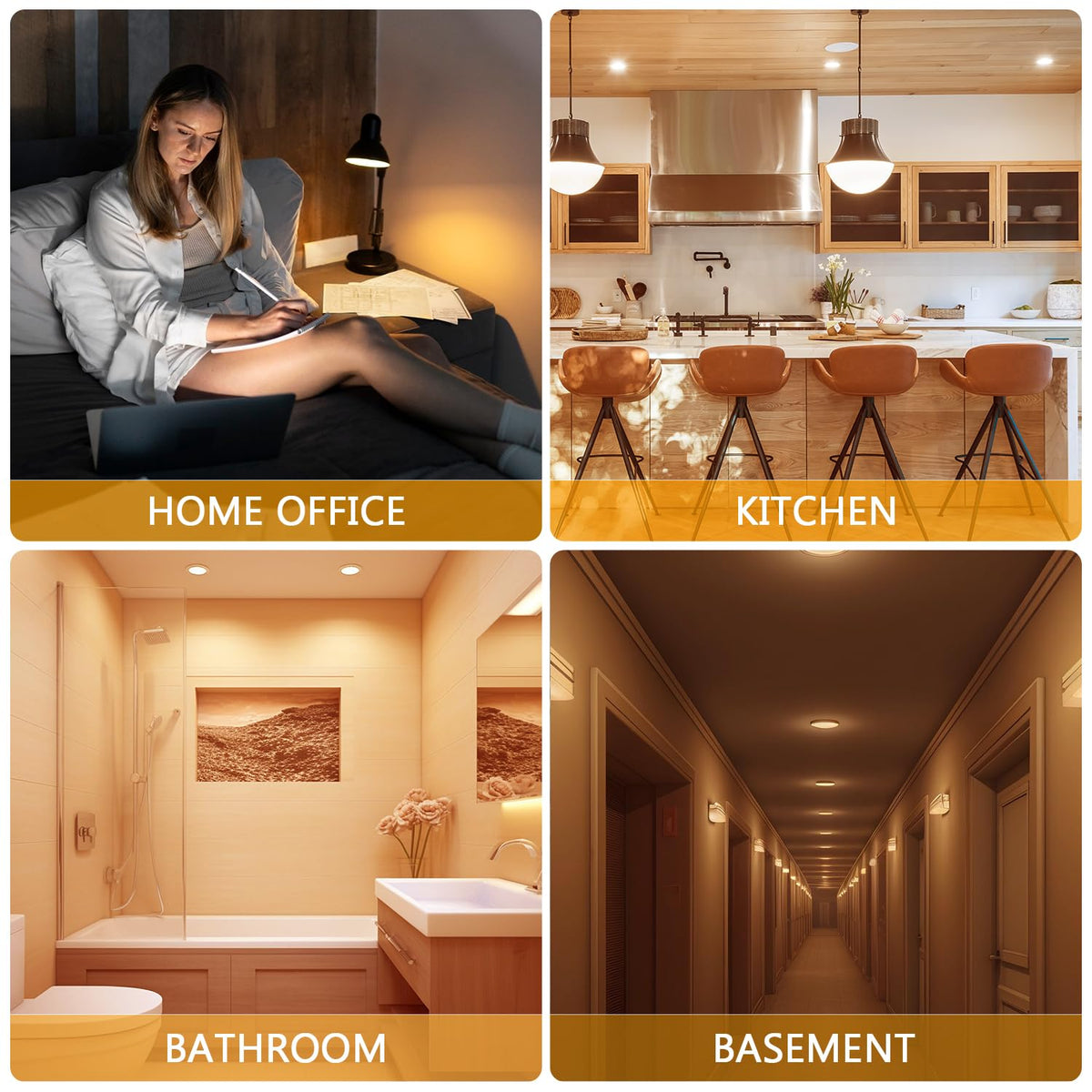 BR30 led Light Bulb (2700k Warm White / 24 Pack)