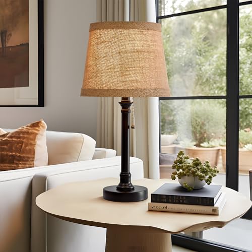 Rustic Table Lamps for Living Room Bedroom Desk Lamp