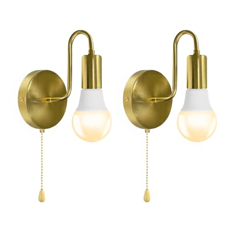 Pull Chain Wall Light Fixture 1