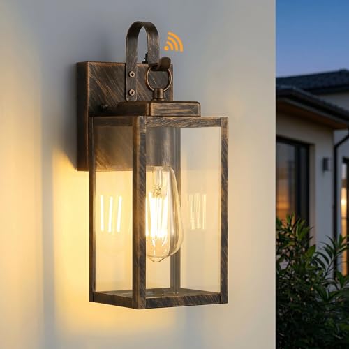 Black Brush Gold Porch Light (11.8'' 1 PACK / Black Brush Gold)