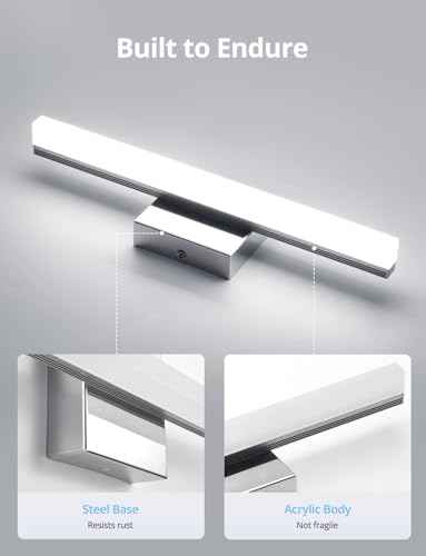 Modern Bathroom Light Fixtures Over Mirror (6000K / 16inch-2 pack)