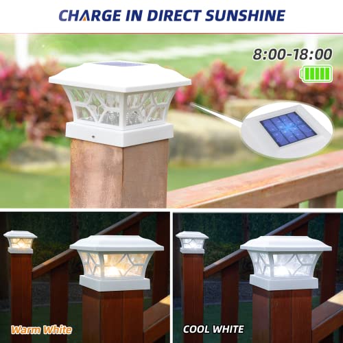 4x4 Solar Post Cap Lights