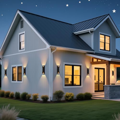 Outdoor Wall Light Fixture (Black / 1 Pack)