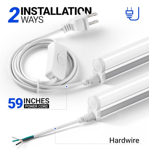 6 Pack LED T5 Shop Lights