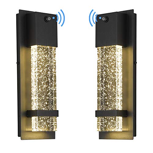 Dusk to Dawn Outdoor Wall Light Fixture (Dusk to Dawn Sensor / 2-Pack)