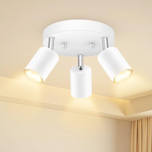 LED 3 Light Track Lighting Kit (White)