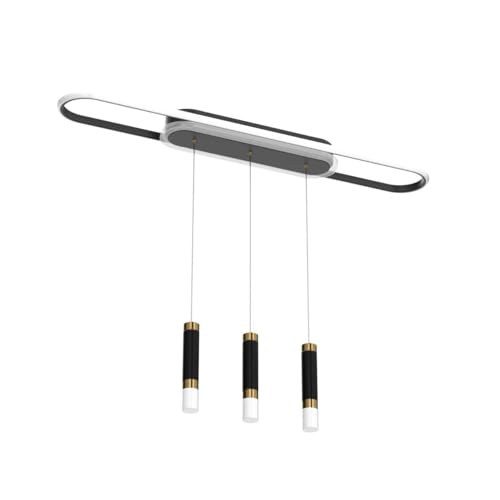 Modern Chandelier for Dining Room Dimmable LED Pendant Light with Remote Control