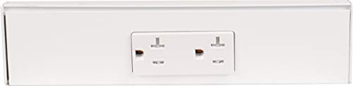 TR Series Angle Power Strip (9 Inch / White)