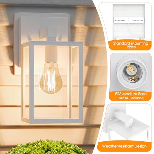 Outdoor Wall Light (White)