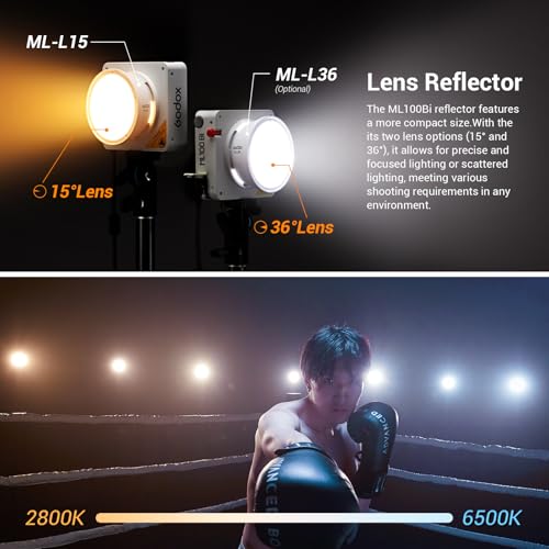 ML100Bi 100W Portable LED Video Light