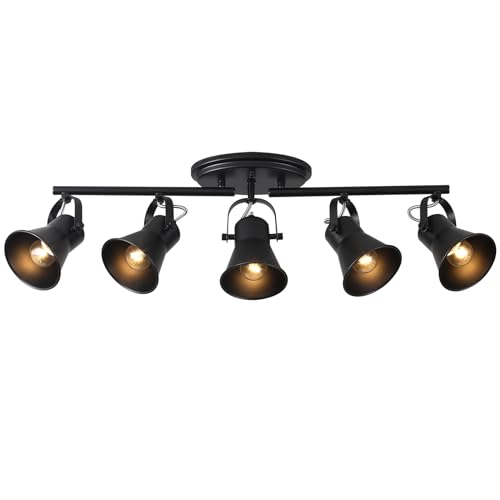 5 Light Track Lighting Kit (5-Light / Black)