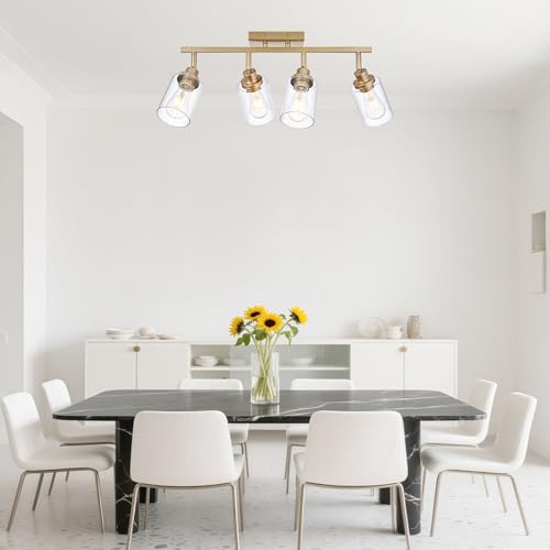 4 Light Gold Track Lighting Kits (Gold / 4-Light)