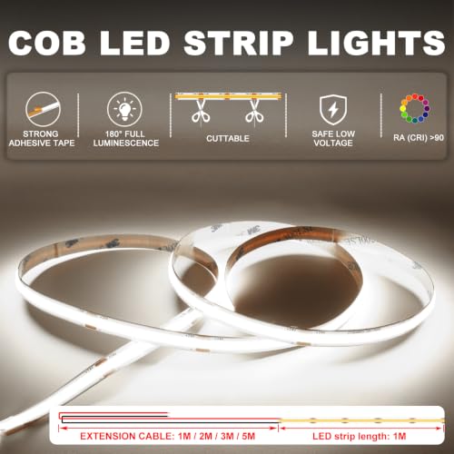 Smart Motion Sensor Stair Lights (6000K)