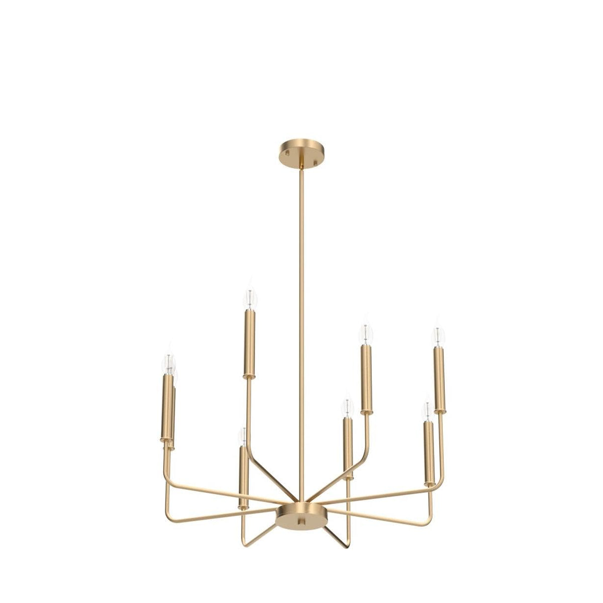 Modern Gold Farmhouse Chandeliers (Gold / 8-Light)