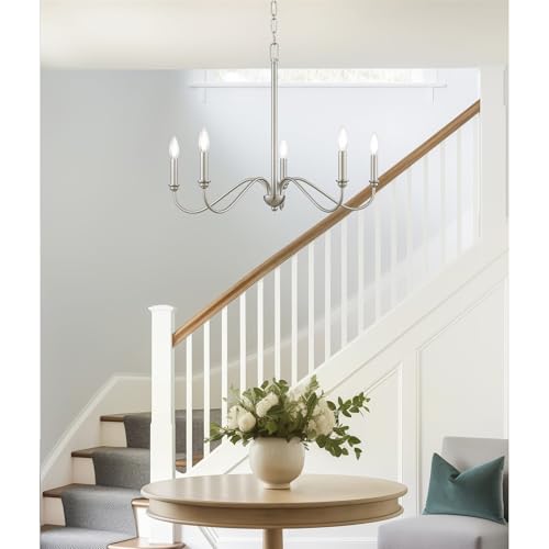 Archer 28" Farmhouse 5 (Brushed Nickel / 28")