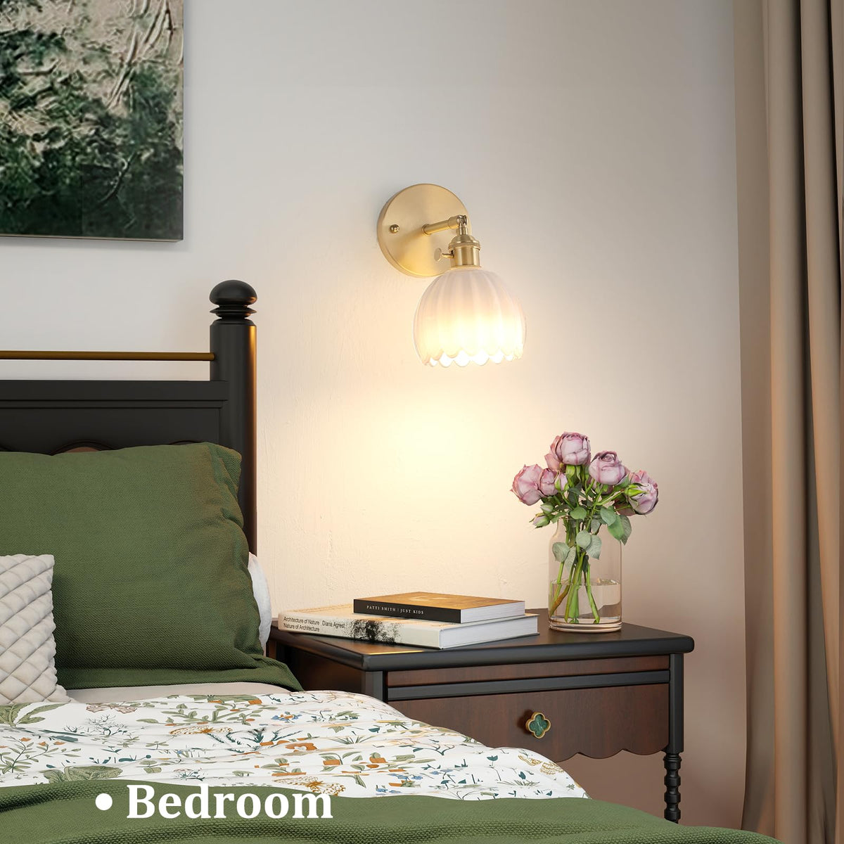 Tulip Lamp Shades Replacement (White)