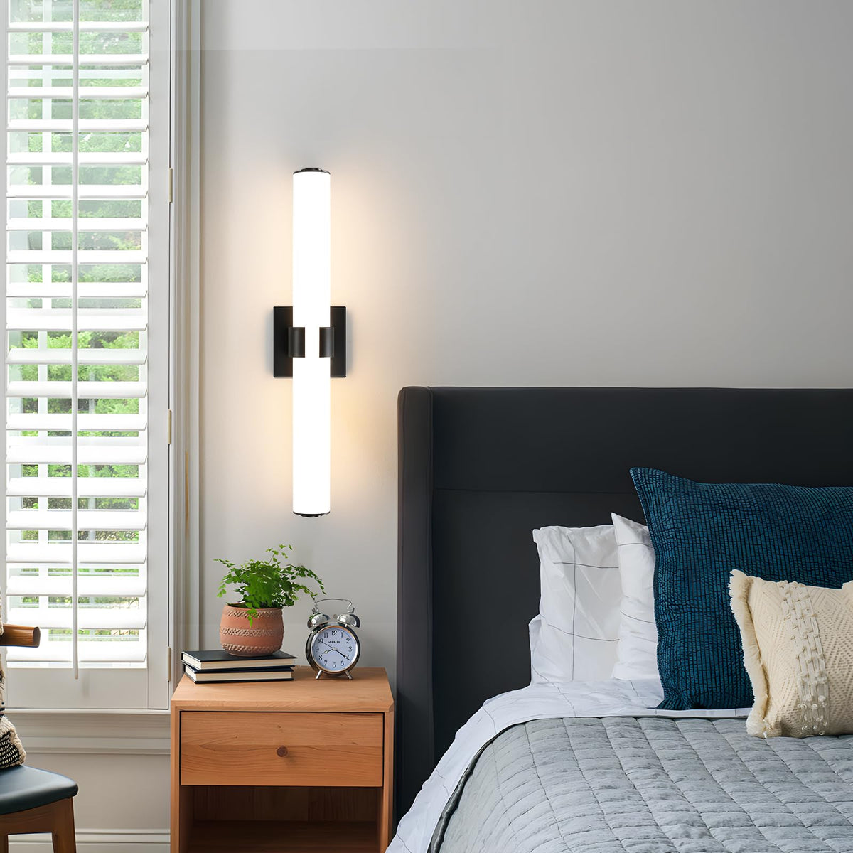 Black Vanity Lights for Bathroom (Black / 22.8 INCH)