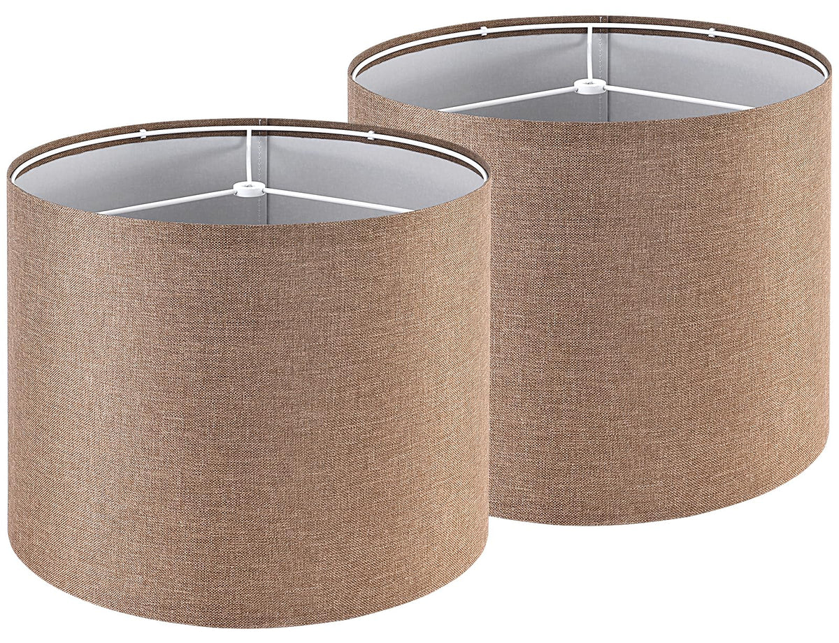 Lamp Shade for Table Lamps (13*13*10 1 Pack / Brown-1)