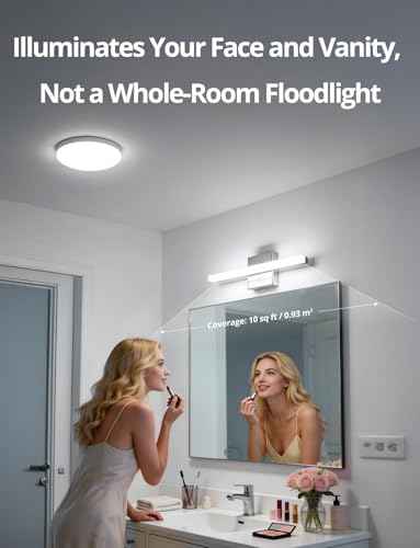 Modern Bathroom Light Fixtures Over Mirror (6000K / 16inch-2 pack)