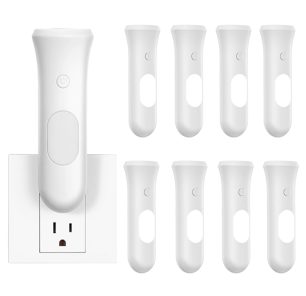 4 in 1 Emergency Power Failure Lights for Home (White / 9 PCS)