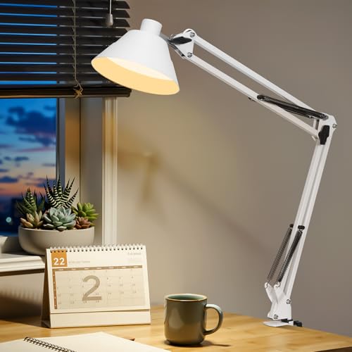 Led Desk Lamp for Home Office (White)