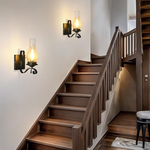 Rustic Wall Sconces (2 Pack)