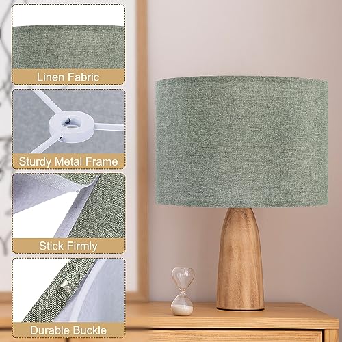 Drum Lamp Shades Set of 2 (Gray)