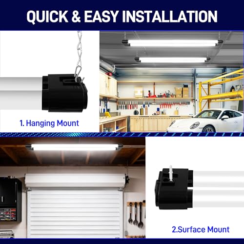 4FT 60W LED Shop Light (Black / 60w)