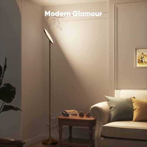 36W LED Floor Lamp (Brown)