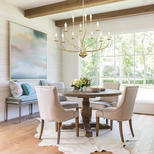 Large Gold Chandelier