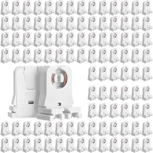 200 Pack Non Shunted LED Tombstones T8 T10 T12 Lamp Holder (Without Wire)