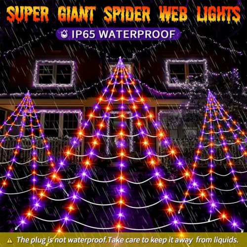 Halloween Decorations Outdoor (Purple Orange)