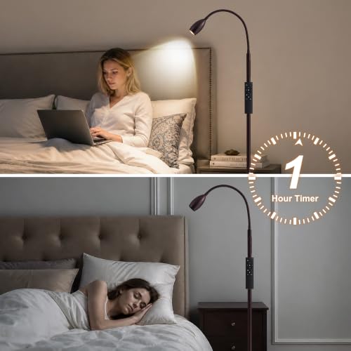 72" Reading Floor Lamp (Brown)