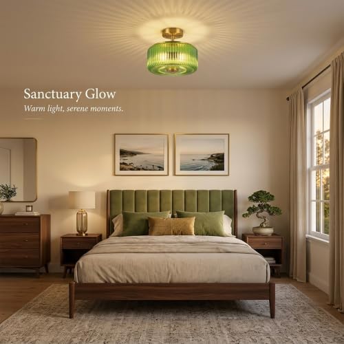 3 Light Gold Flush Mount Ceiling Light