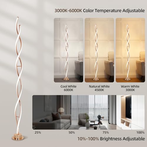 31W Modern Floor Lamp (Gold)