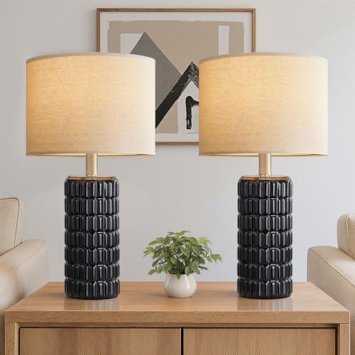 23" Modern Ceramic Table Lamp