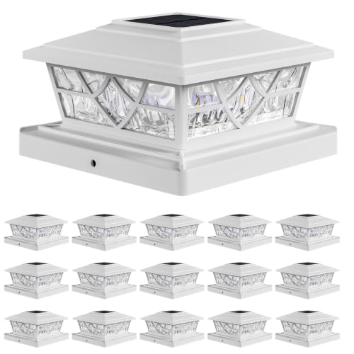 Solar Post Cap Lights 4x4 5x5 6x6 (White)