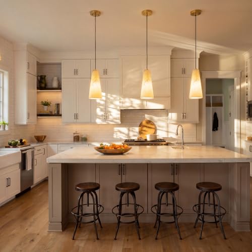 Pendant Lights Kitchen Island Set of Two (Gold / 2-Pack)
